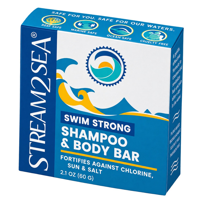 Stream2Sea Swim Strong Shampoo Bar - 2.1oz