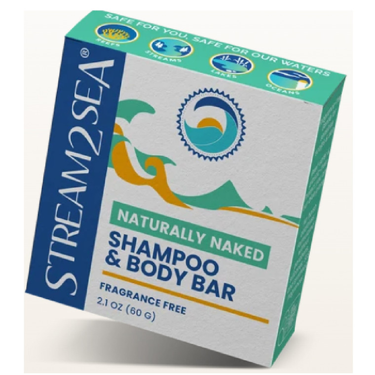 Stream2Sea Naked Shampoo Bar - 2.1oz