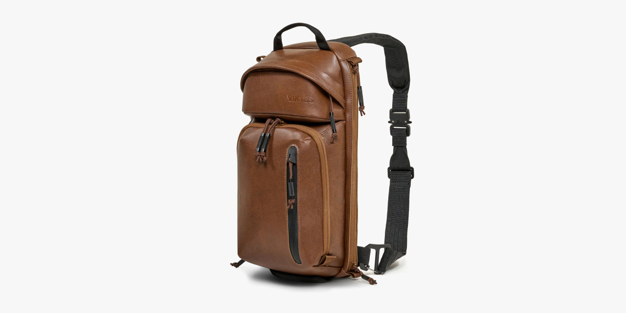 Upscale 3 Slingbag Viktos - Brown Leather