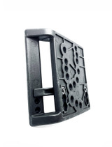 DARA Double Loop kydex belt clips, replacement belt loop for holster, adjustable black kydex loop.