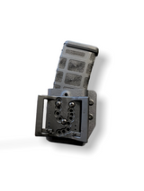 Kydex AR Mag Carrier, ambidextrous, adjustable retention system, for AR15 platform magazines, made from 0.125" Kydex.