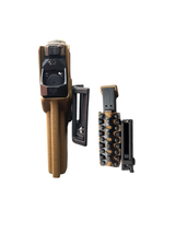 DARA RANGE PACKAGE OWB Holster and Automatic Retention Mag Carrier for Semi-Automatic Handguns, range holster.