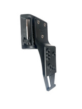 DARA Double Loop + Drop Offset attachment, black, 6.5" long, for DARA OWB holsters with drop leg.