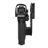 Side view  - In stock Level 2 Retention Duty Holster for Glock 17 w/ TLR-1HL light and DBL2-L attachment.
