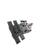 DARA DM1 + ALQD SYSTEM, black and silver, 2-piece molle adapter with stainless fastening.