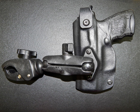 Vehicle Holster: Level II Mounted Holster with Tough-Claw