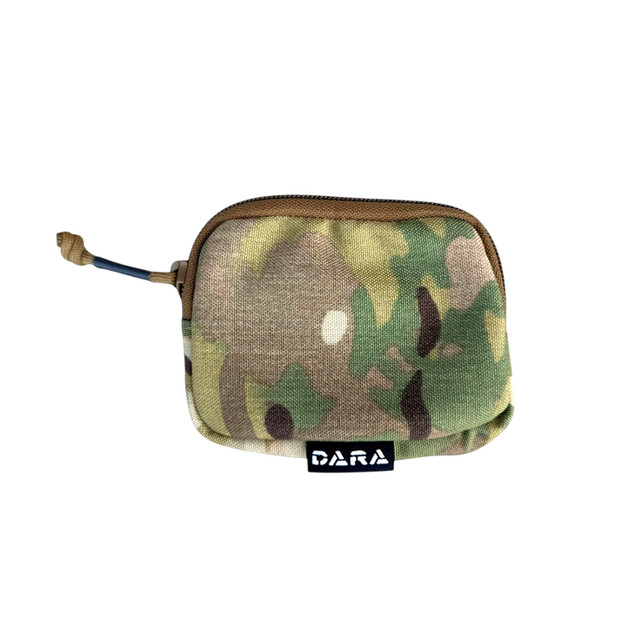 Dara Utility Pouch, Multicam, compact tactical organizer with Velcro closure and rugged Cordura material.