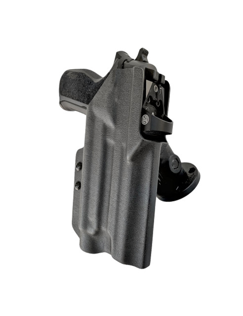 Light bearing Mounted Holster with flat surface mount
