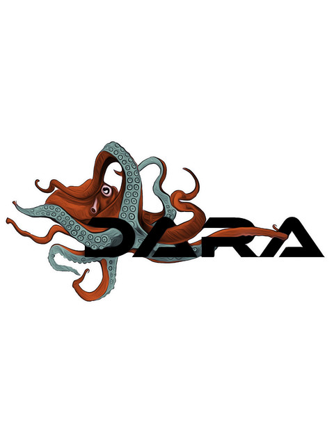 Octo Logo Sticker - Red & Blue
