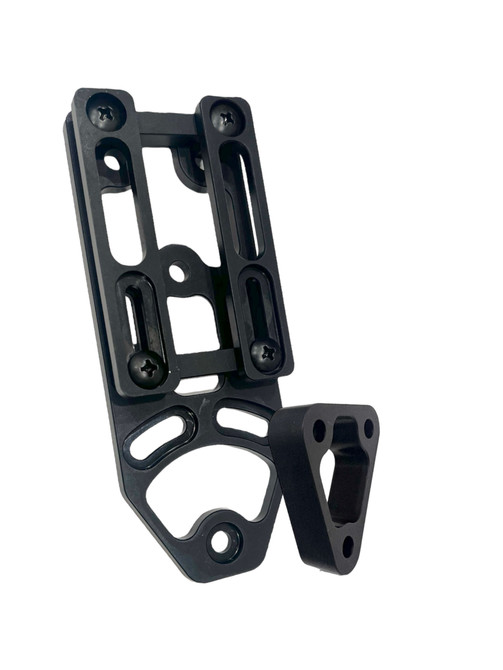DARA DBL2 Holster Attachment, black, with spacer, MOLLE compatible, from Dara Holsters product series.