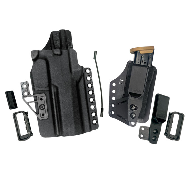 DARA DCS Concealment System with appendix rig, IWB holster, and detachable magazine carrier components.