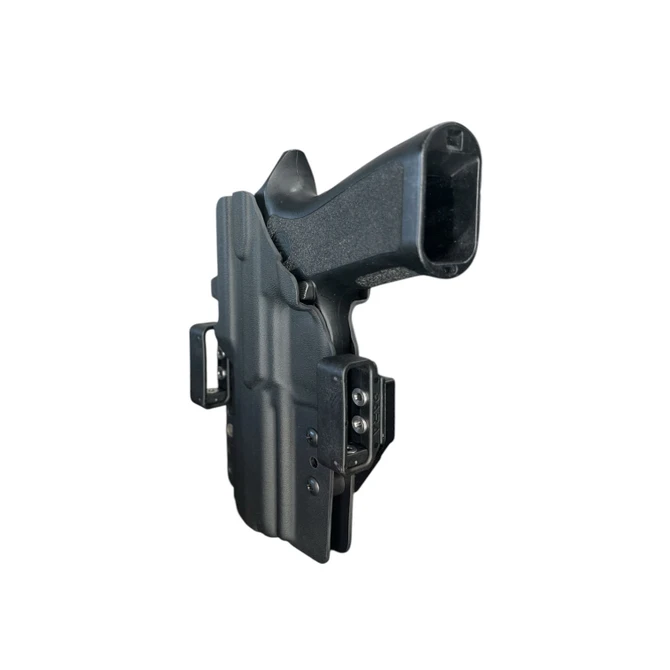DARA DCS Concealment System appendix rig with detachable mag carrier, IWB holster in black color.