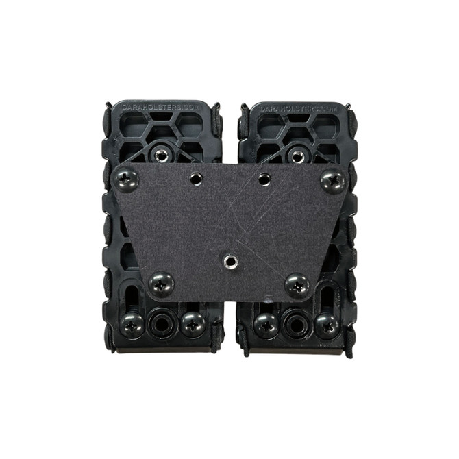 Double mag carrier conversion kit, Single to Double Mag Carrier Conversion Kit, black double mag pouch hardware.