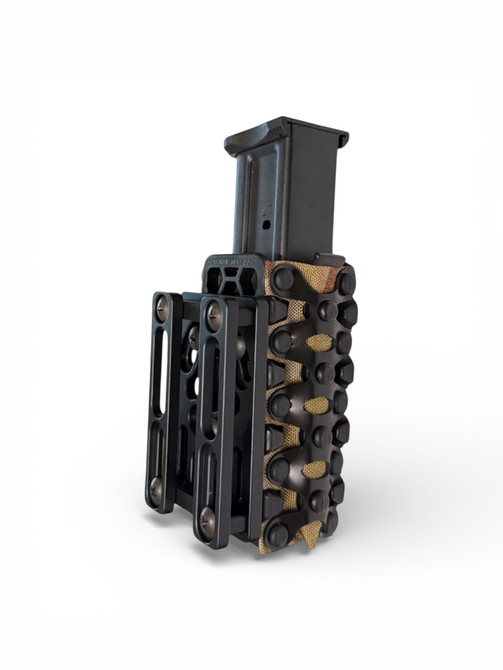 DBL1 attachment by Dara Holsters, black, versatile, adjustable, made from high-grade 6061 T6 billet alum.