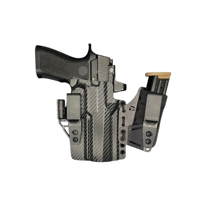 Dara Concealment System, DCS, carbon fiber gun holster, appendix rig, AIWB, IWB, concealed carry holster. FN 509 Compact