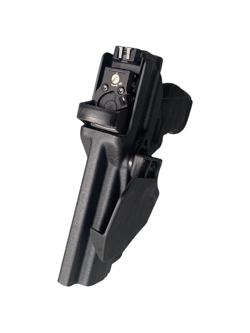 DARA OWB Paddle Holster kydex belt holster outside waistband holster with paddle attachment.