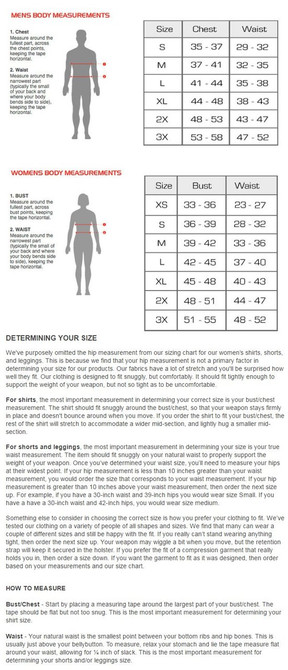 Concealed Carry Leggings-3/4 Length