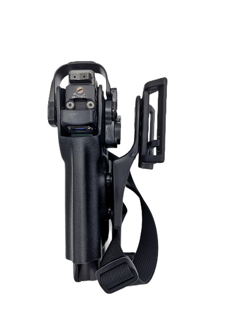 DARA Level 2 Duty Holster, black, level II retention holster for semi-automatic handguns.