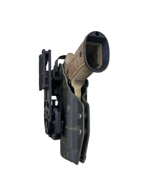 Dara LIGHT BEARING LEVEL 2 DUTY HOLSTER, level 2 retention holster, kydex holster, duty holster.