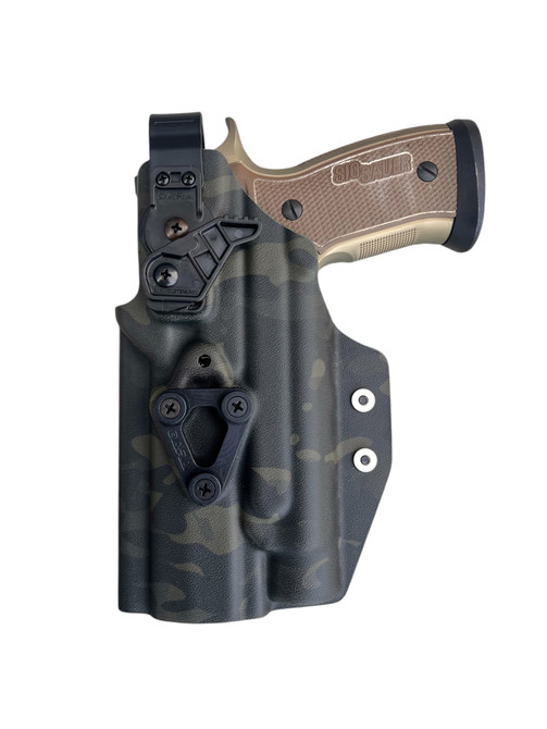 Dara Level II Duty Holster, light bearing, kydex, for semi-automatic handguns, level 2 retention holster.