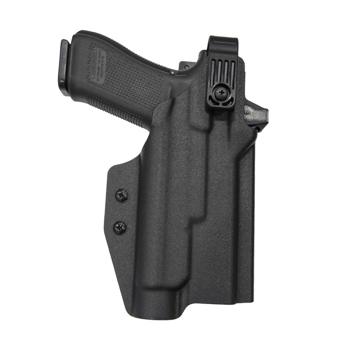 DARA Level II Duty Holster for semi-automatic handguns, black, level 2 retention, kydex, duty use.