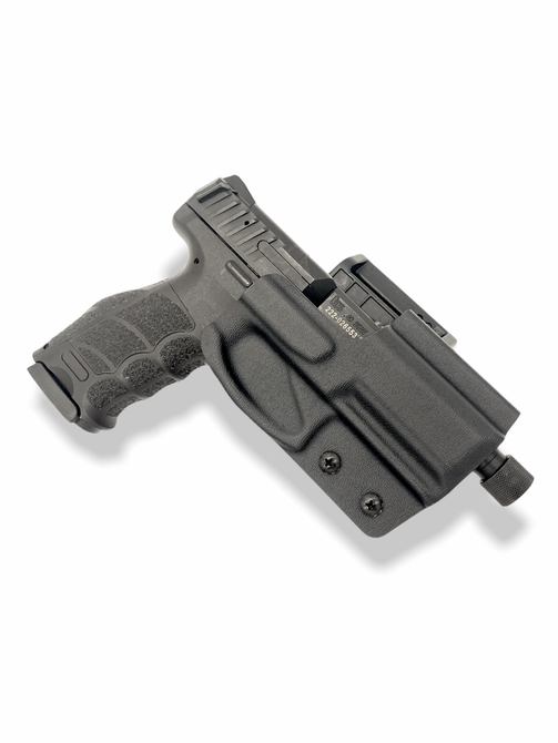 DARA Action Sport Holster, black, for fast draw, IDPA, USPSA, and IPSC competition use.