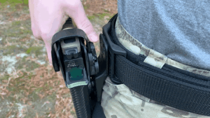 DARA Custom Level 2 Duty Holster, level 2 retention holster, kydex duty holster for semi-automatic handguns.
