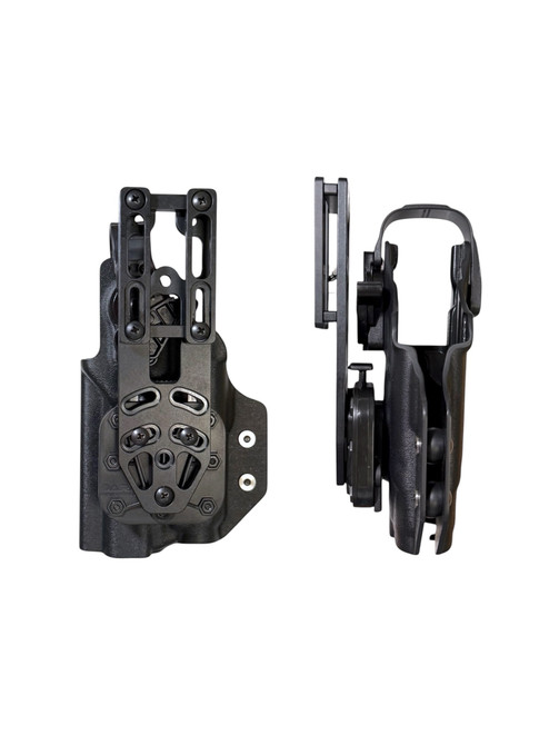 DARA CUSTOM LEVEL 2 DUTY HOLSTER, level 2 retention holster, kydex, for semi-automatic handguns.