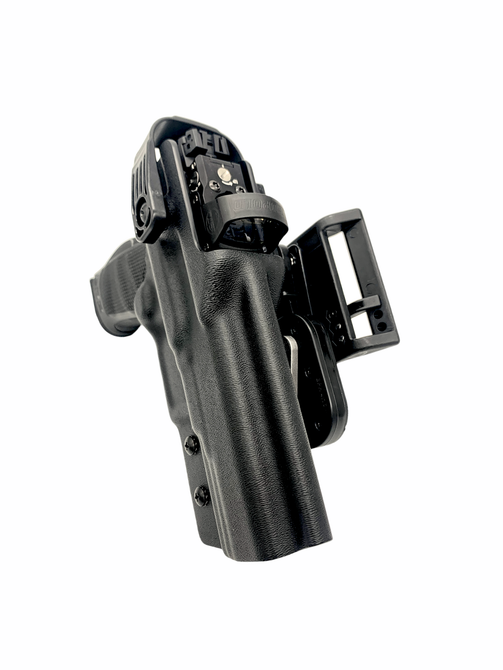 Walther PDP Duty Holster by DARA, Level 2 holster for Walther PDP, black, right-hand draw holster.