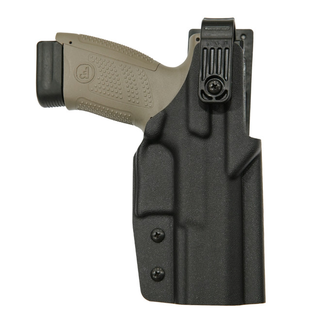 DARA CZ P10 DUTY HOLSTER, Level 2 retention, right-hand draw, black, for CZ P10 pistols.