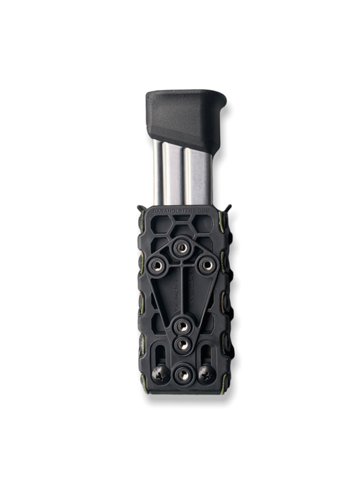 DARA AUTO RETENTION MAG CARRIER, universal OWB mag pouch for competition, tactical use.