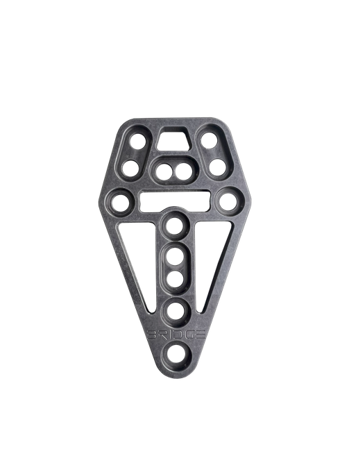 DARA The Bridge modular gear adapter, black, connects holsters to attachment systems, no proprietary needed.