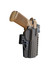 DARA DCS appendix rig holster with detachable mag carrier and tan pistol, IWB concealed carry setup.
