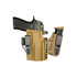 DARA DCS appendix rig with detachable mag carrier, tan, IWB concealed carry holster with spare magazine.