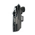 Dara Concealment OWB Holster, a low-profile, black, outside-the-waistband holster with quick-change hardware and minimal printing.