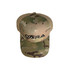 DARA SNAPBACK TRUCKER HAT, camouflage print baseball cap with DARA logo on front panel.
