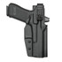 Dara Level 2 Retention OWB Glock duty holster for right-hand draw, Glock 17, 19, 22 models.