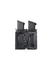 DARA Auto Retention Double Mag Carrier, black, universal double mag pouch for pistol magazines and gun clips.