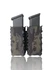 DARA Auto Retention Double Mag Carrier, camouflage double mag pouch for pistol magazine holder and gun clip.