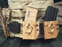 Kydex AR Mag Carrier, tan, ambidextrous, modular, for AR15 magazines, 3 gun matches, plate carriers.