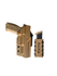DARA RANGE PACKAGE, OWB holster and mag carrier, tan, for semi-automatic handguns and 1911 pistols.