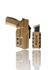Dara RANGE PACKAGE, OWB holster and mag carrier, tan, for semi-automatic handguns, range holster.