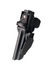 DARA OWB Paddle Holster, black kydex paddle holster for outside waistband carry with belt attachment.