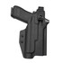 DARA Level 2 Duty Holster, black, level II retention holster for semi-automatic handguns, durable kydex construction.