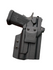 DARA LIGHT BEARING IWB HOLSTER, black kydex inside the waistband gun holster for Semi-Automatic Handguns.