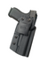 DARA IWB holster, black kydex inside the waistband holster for semi-automatic pistol, optics ready design.