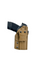 DARA IWB holster, tan kydex inside the waistband holster for semi-automatic handguns, optics ready design.