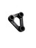 Black ATTACHMENT ALQD Mount, an auto locking quick disconnect 3 point QD mount.