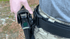 DARA CUSTOM LEVEL 2 DUTY HOLSTER for semi-automatic handguns, level II retention holster, law enforcement use.