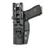 Dara Level 2 Retention OWB Glock holster, right-hand draw, fits Glock 17, 19, 22, 23 models.
